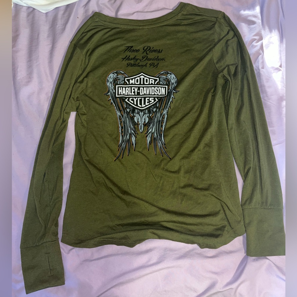 Three Rivers Harley Davidson Large Sleeved Shirt
